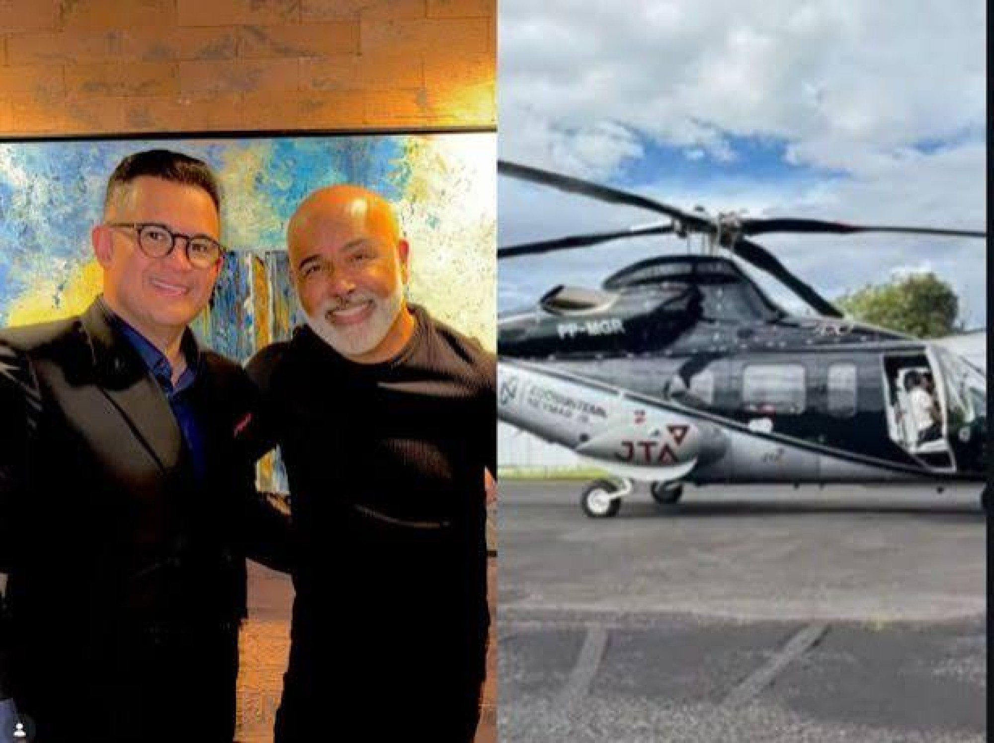 Buscas por helicóptero com Rick Sollo seguem em Santa Catarina com apoio de drone térmico