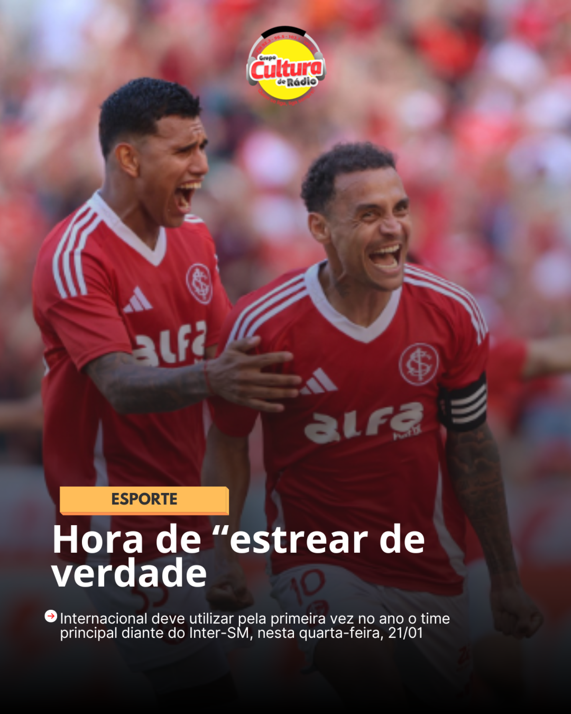 Internacional deve utilizar pela primeira vez no ano o time principal, diante do