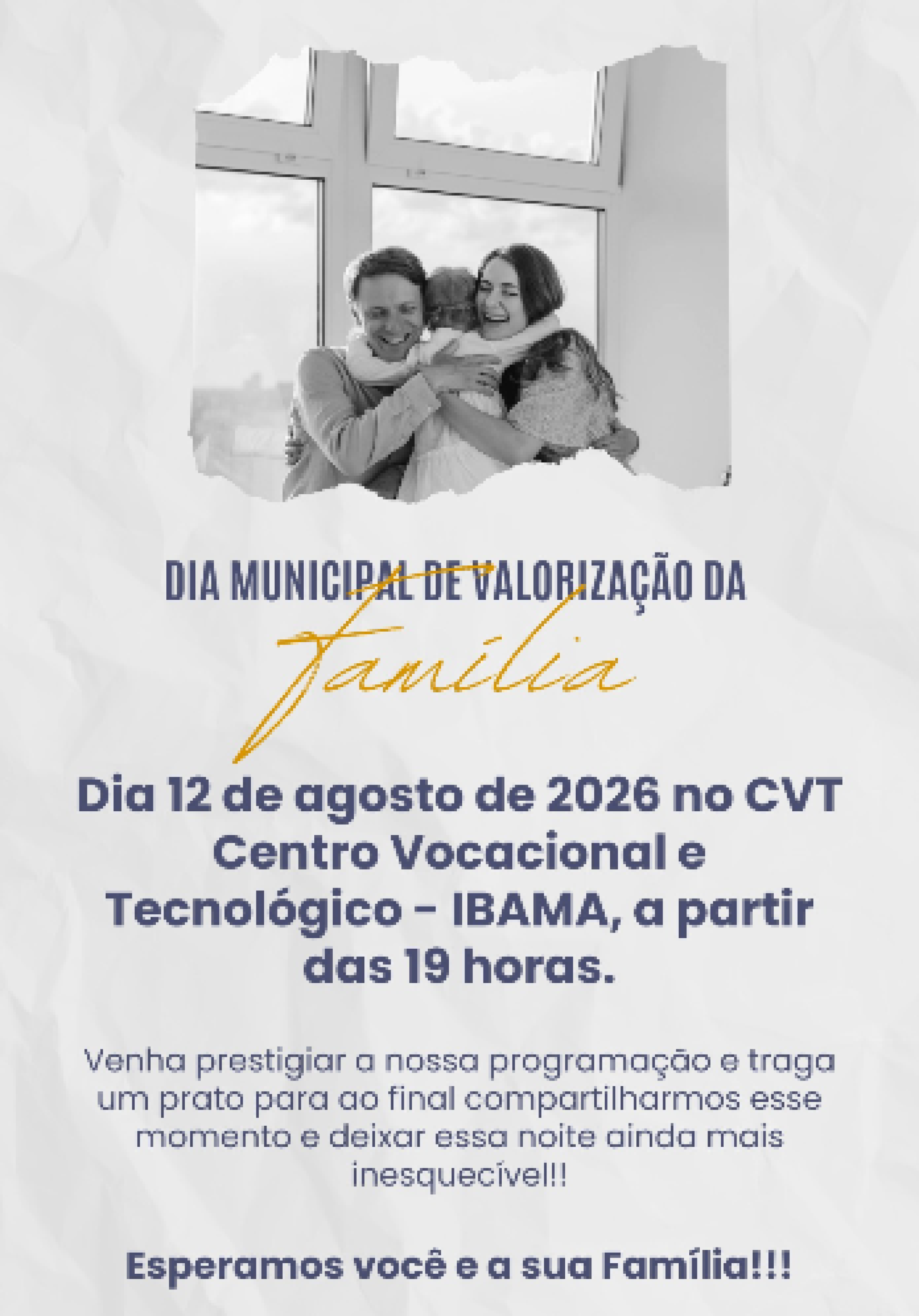 Dia Municipal de Valorização da Família será celebrado em Ilópolis