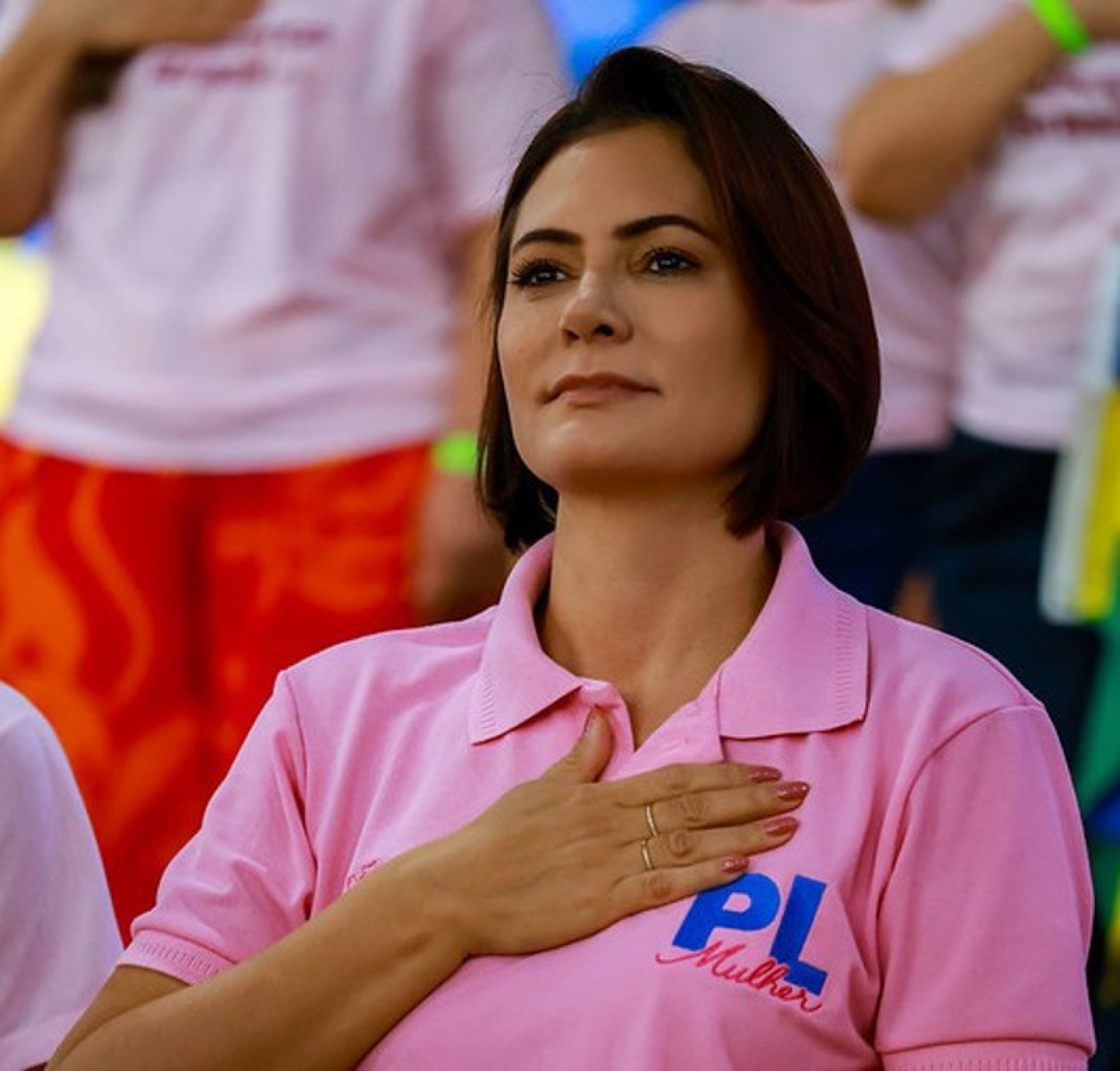 Michelle Bolsonaro anuncia saída da presidência do PL Mulher