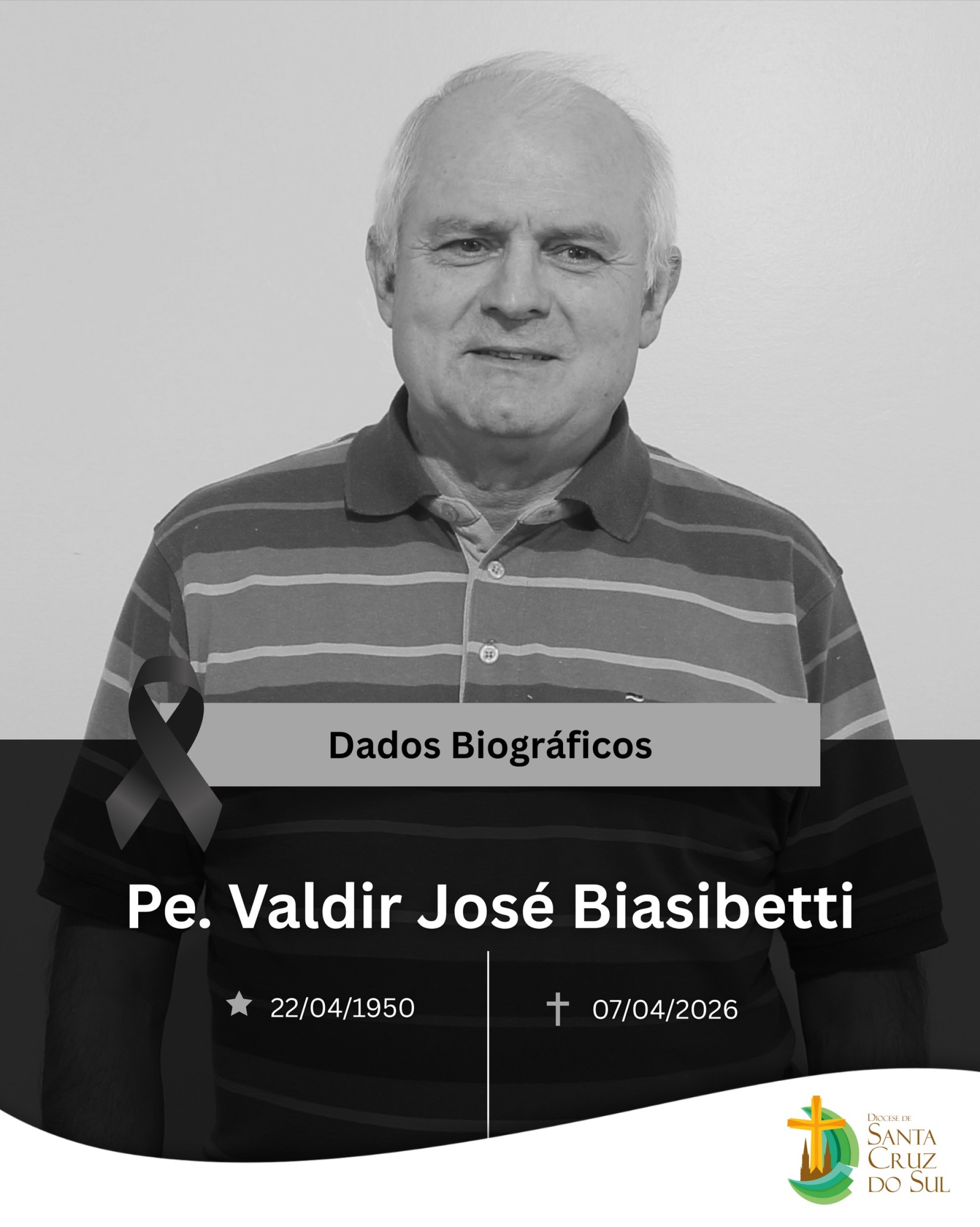 DADOS BIOGRÁFICOS DO PE. VALDIR JOSÉ BIASIBETTI